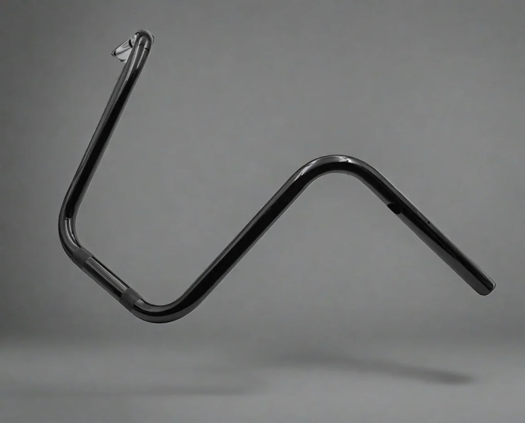 Ape Hanger Handlebar for Triumph Bobber – Piano Black / Chrome