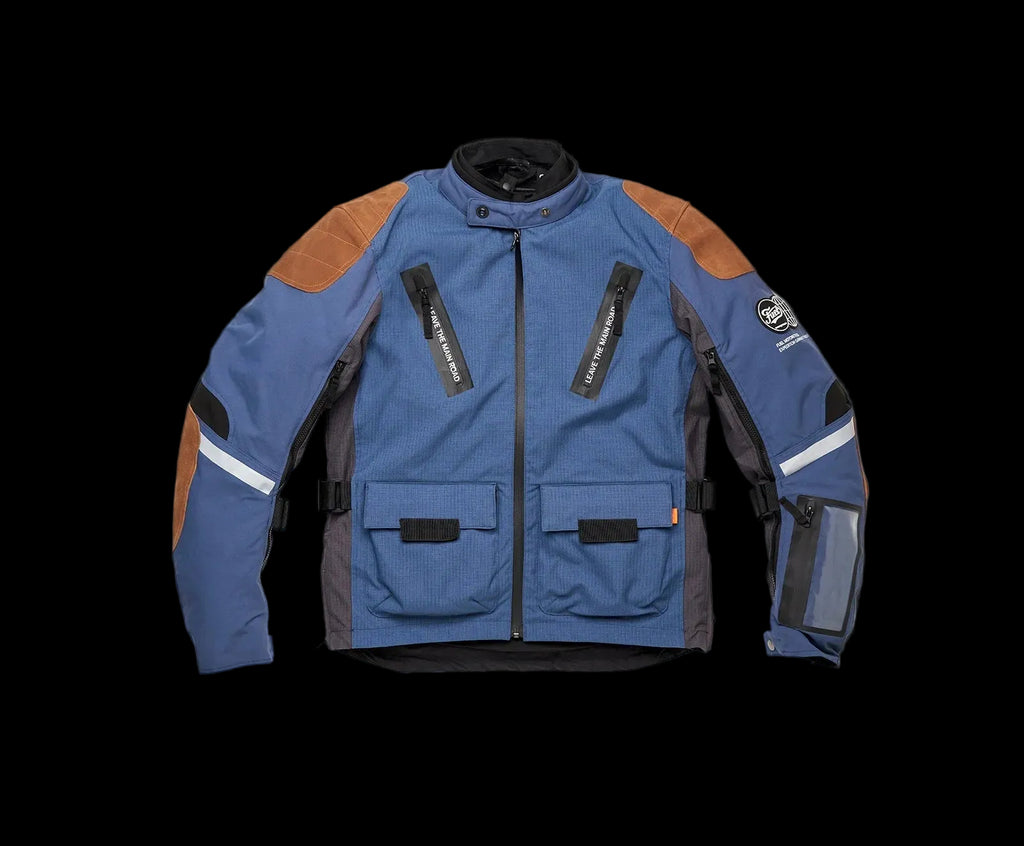Fuel Astrail Jacket Navy/Grey - front view