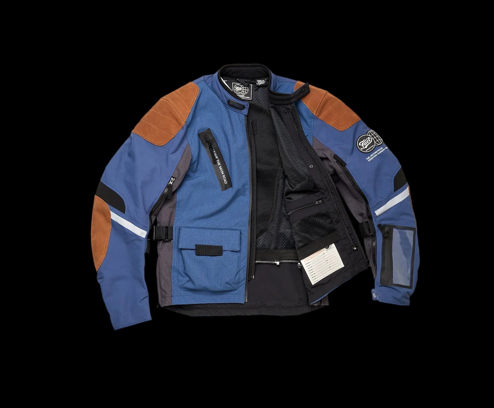 Fuel Astrail Jacket Navy/Grey - back view
