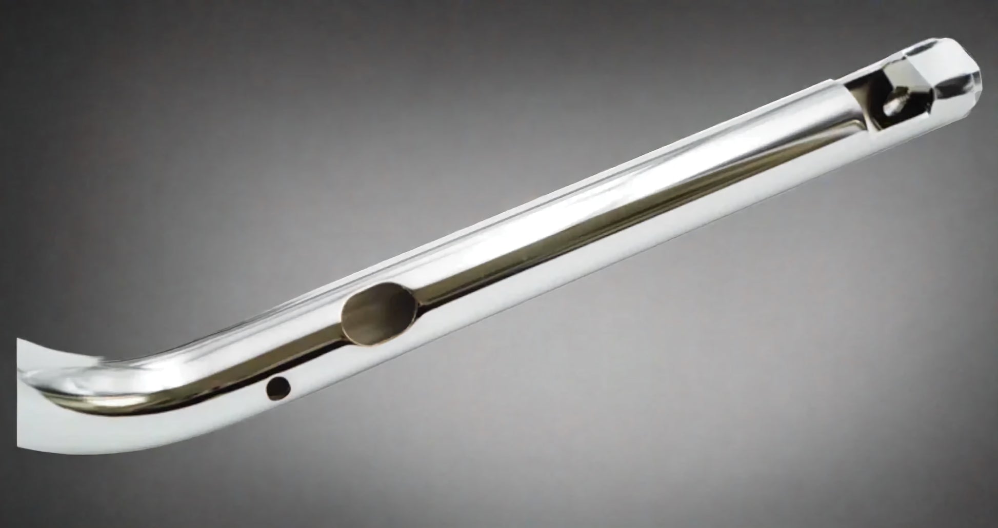 Ape Hanger Handlebar for Triumph Bobber – Piano Black / Chrome