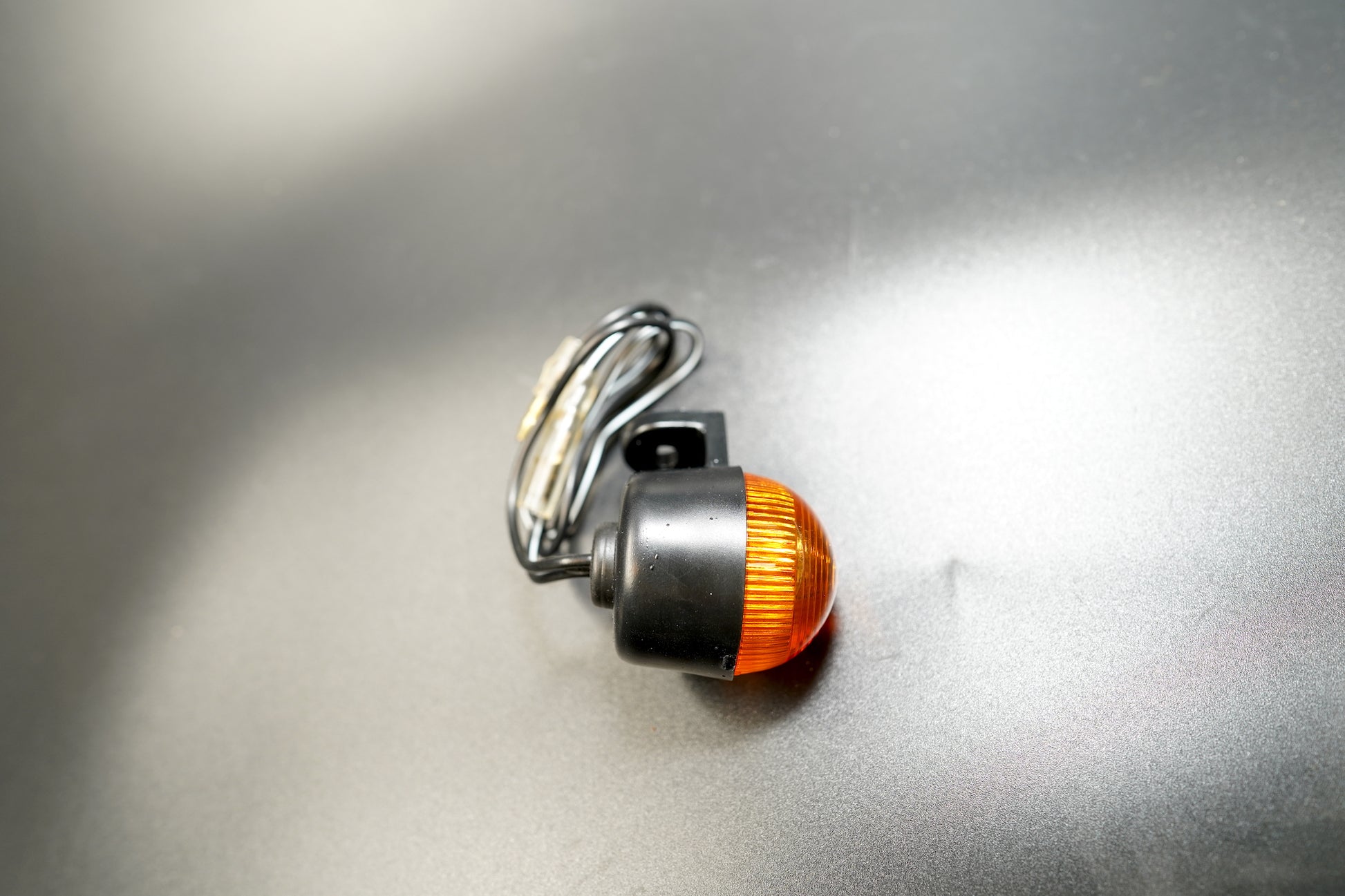 Rear view showing standard mounting bolt and pre-wired connection for easy installation