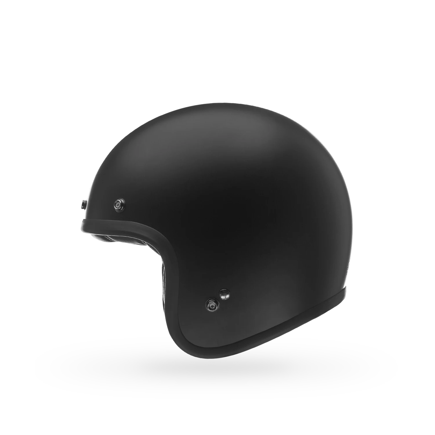 bell-custom-500-matte-black-front-angle