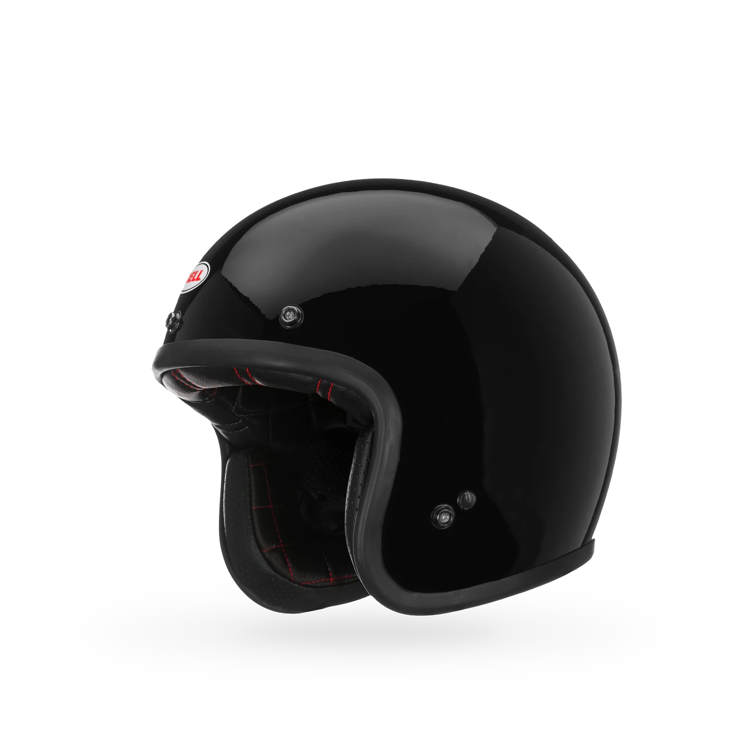 Right side profile of Bell Custom 500 open-face helmet — timeless retro design refined for modern riders.