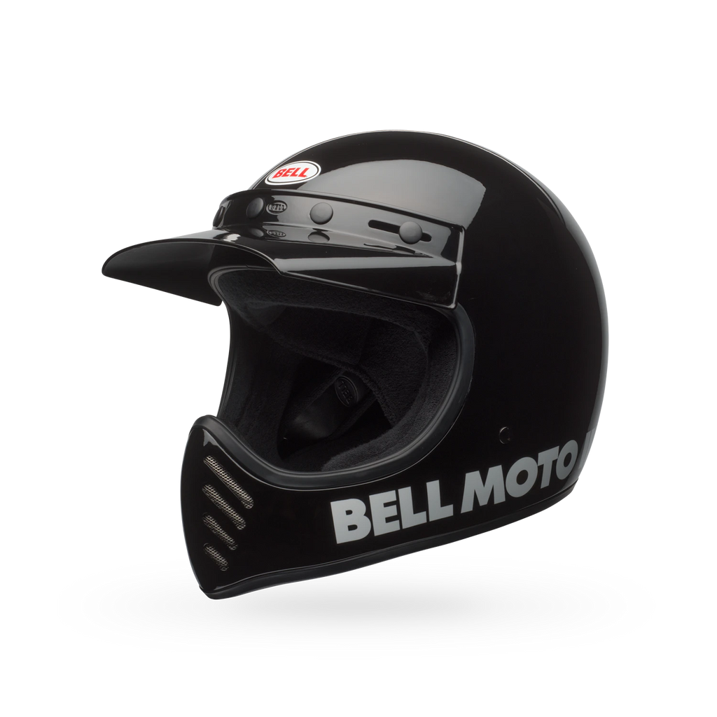 Right side view of Bell Moto-3 Helmet — vintage silhouette refined with modern materials.