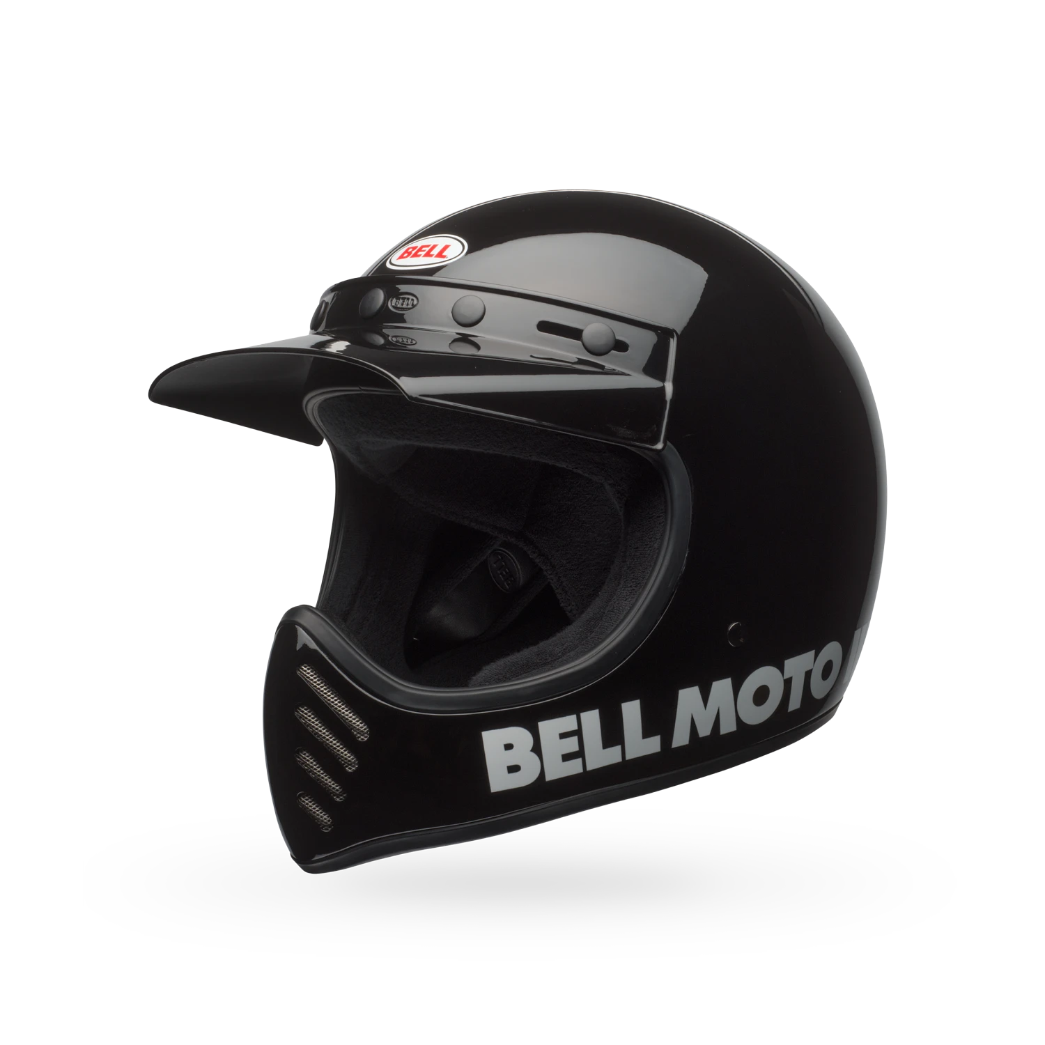 Right side view of Bell Moto-3 Helmet — vintage silhouette refined with modern materials.