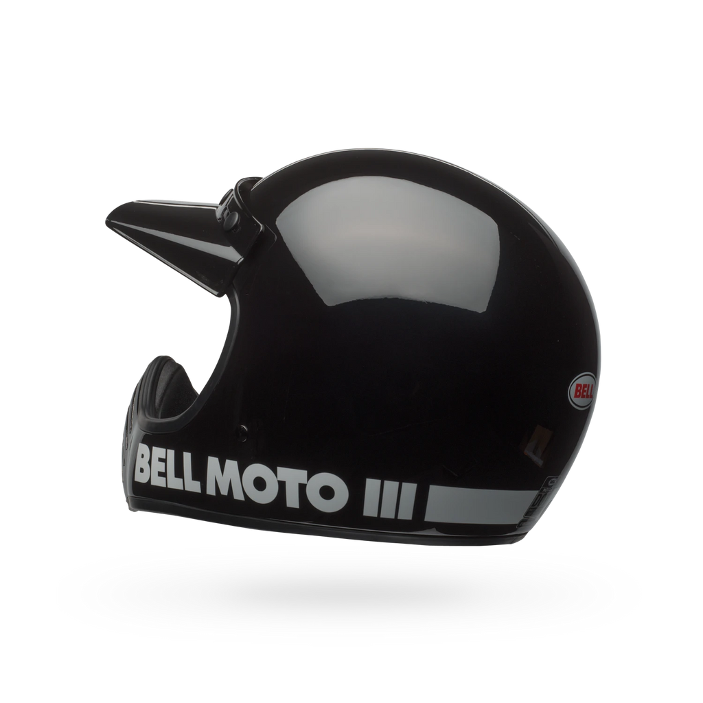 Upper angled view of Bell Moto-3 Helmet — balanced proportions and sculpted visor lines.