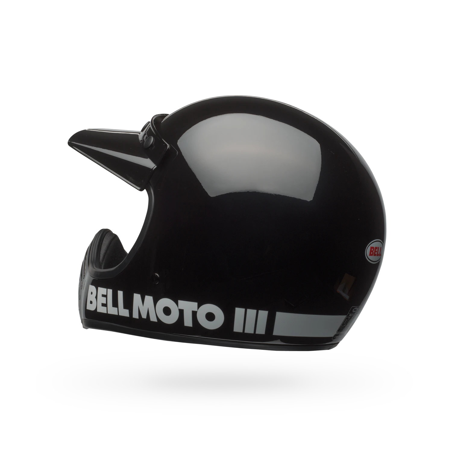 Upper angled view of Bell Moto-3 Helmet — balanced proportions and sculpted visor lines.