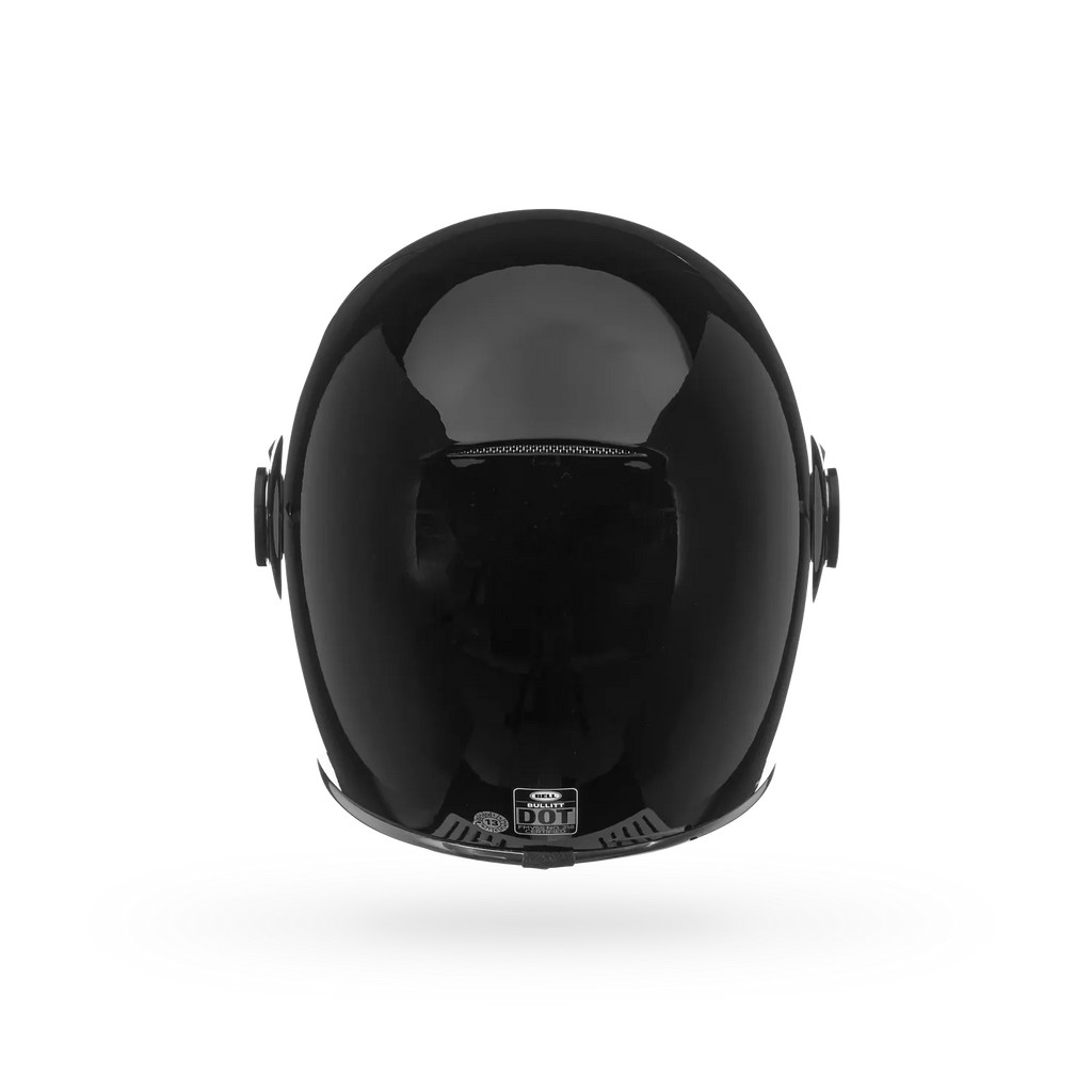 Rear view of Bullitt GT Solid helmet showing clean lines and subtle heritage-inspired detailing.
