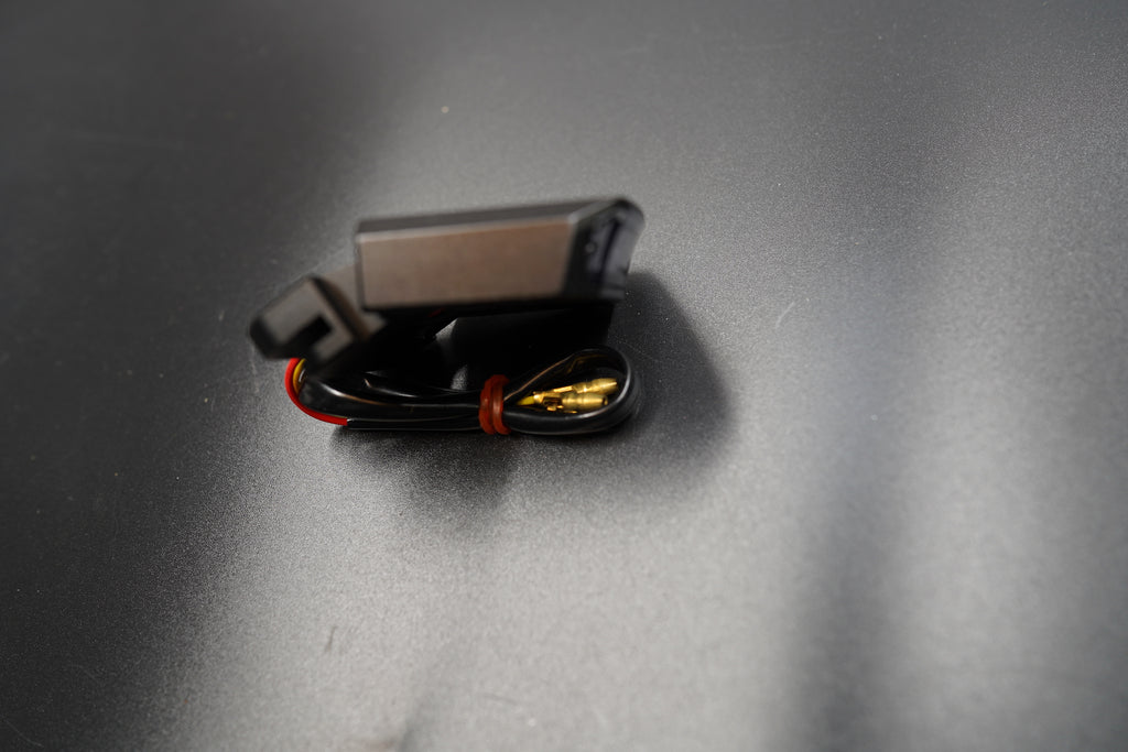 Rear angle highlighting 120° adjustable bracket and wire exit.