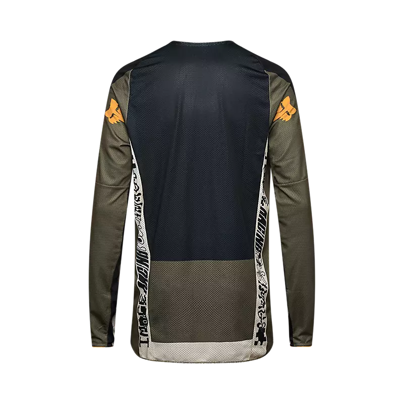 Back view of Fox 360 Fade Jersey showing vented mesh panels for airflow and lightweight comfort.