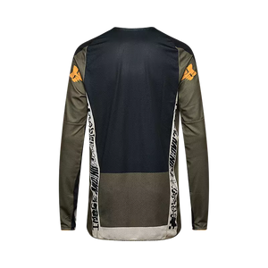 Back view of Fox 360 Fade Jersey showing vented mesh panels for airflow and lightweight comfort.