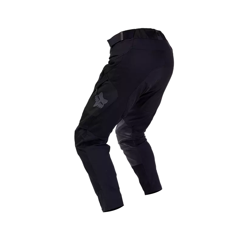 Angled view of Fox Defend Offroad Pants — technical fabric blend for strength and mobility.