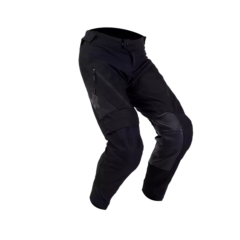 Front view of Fox Defend Offroad Pants — durable 850D Ripstop main body with TruMotion stretch panels for flexible fit.