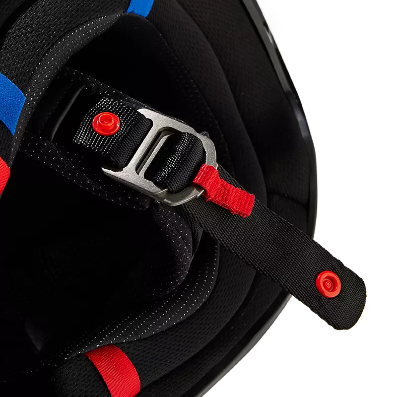 Front view of Fox V3 Revise Helmet showing aggressive profile and Mips® protection liner.