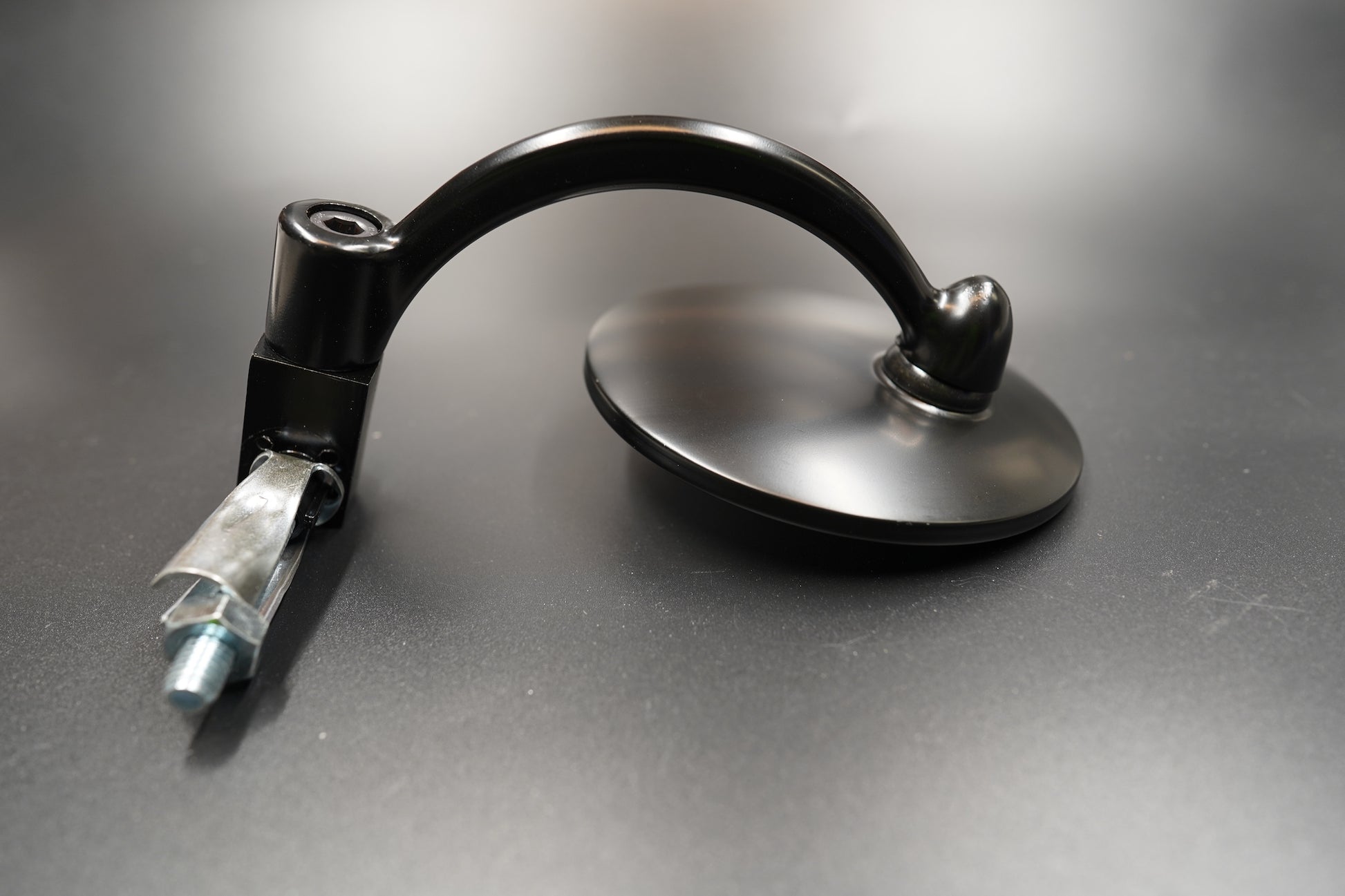 Bottom view highlighting clean CNC-machined base and bolt system