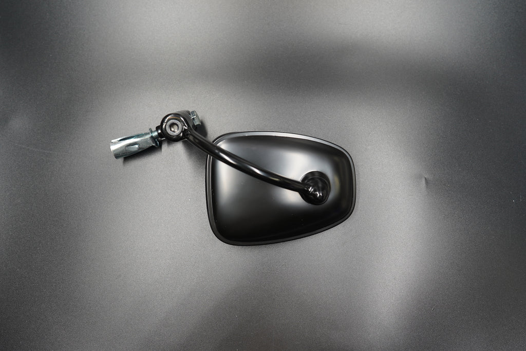 Paired view of oval and round mirror options for custom setups.