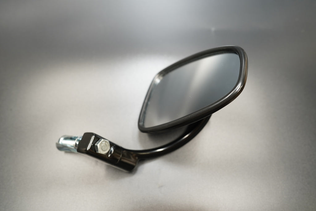 Rear view highlighting clean lines and satin black housing.