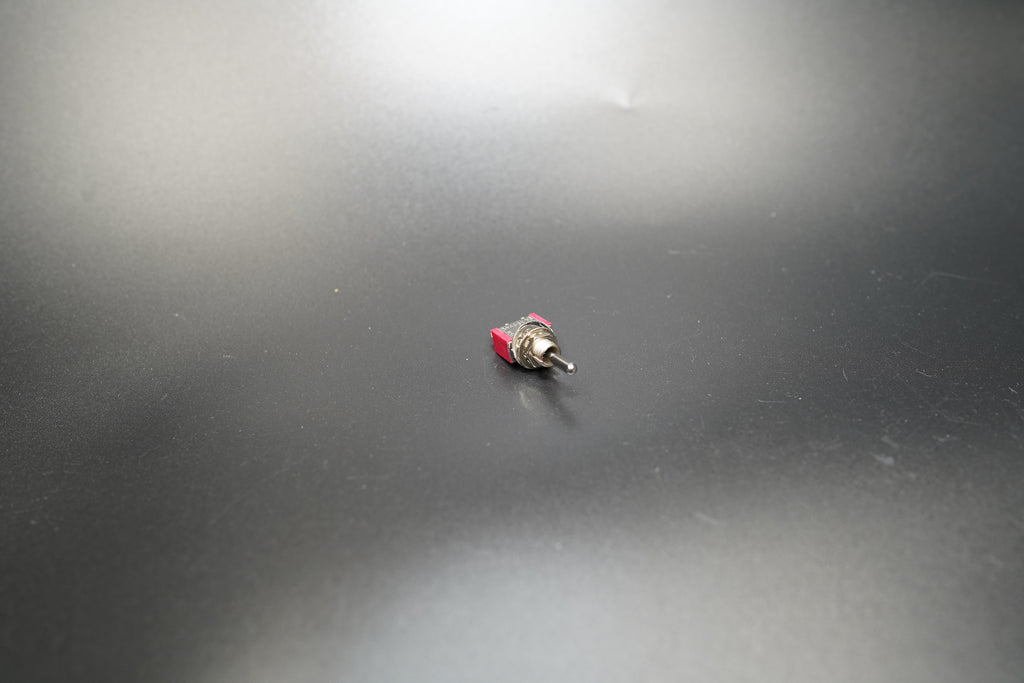 Rear wiring terminal view of metal toggle switch