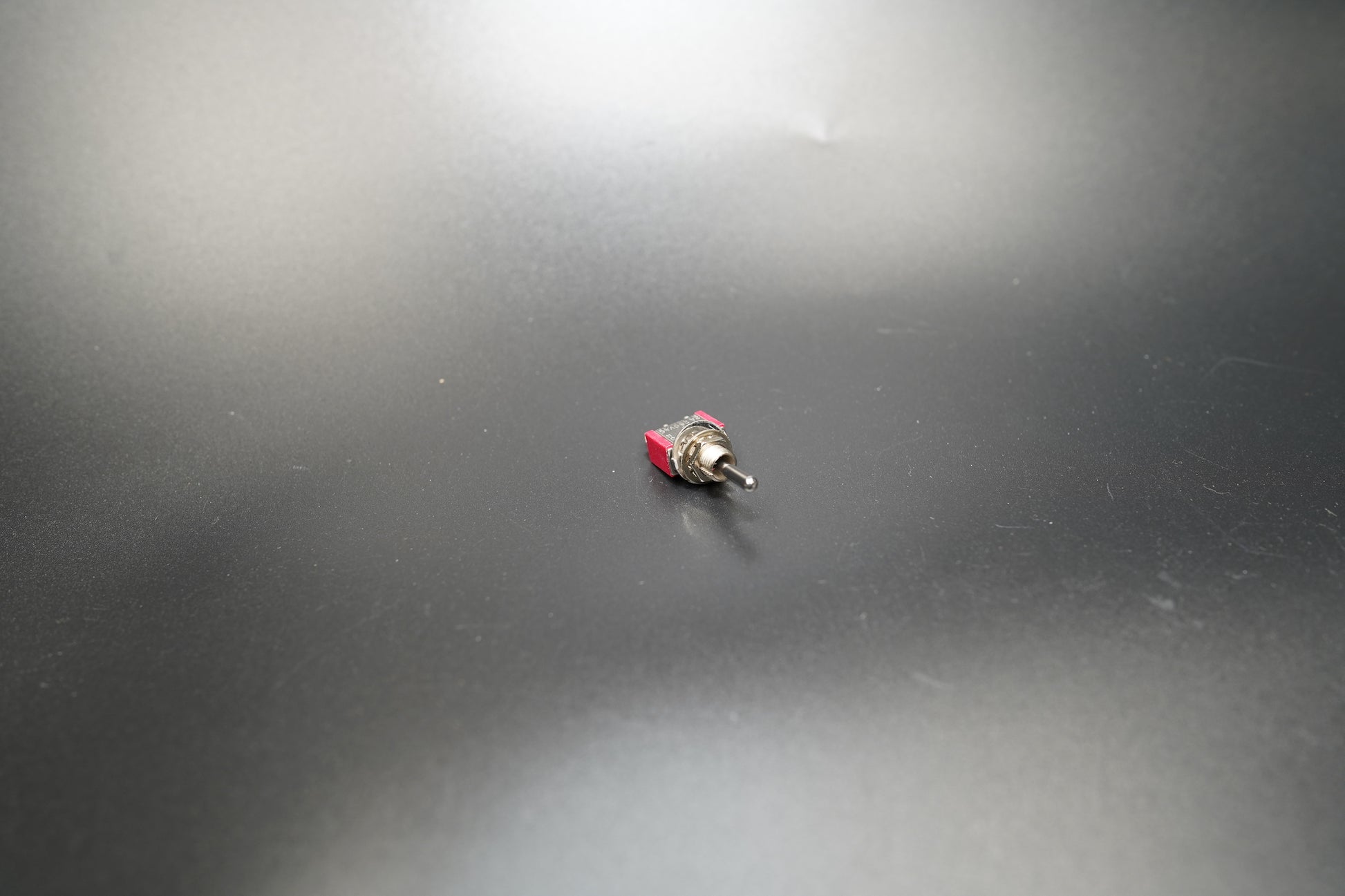 Rear wiring terminal view of metal toggle switch