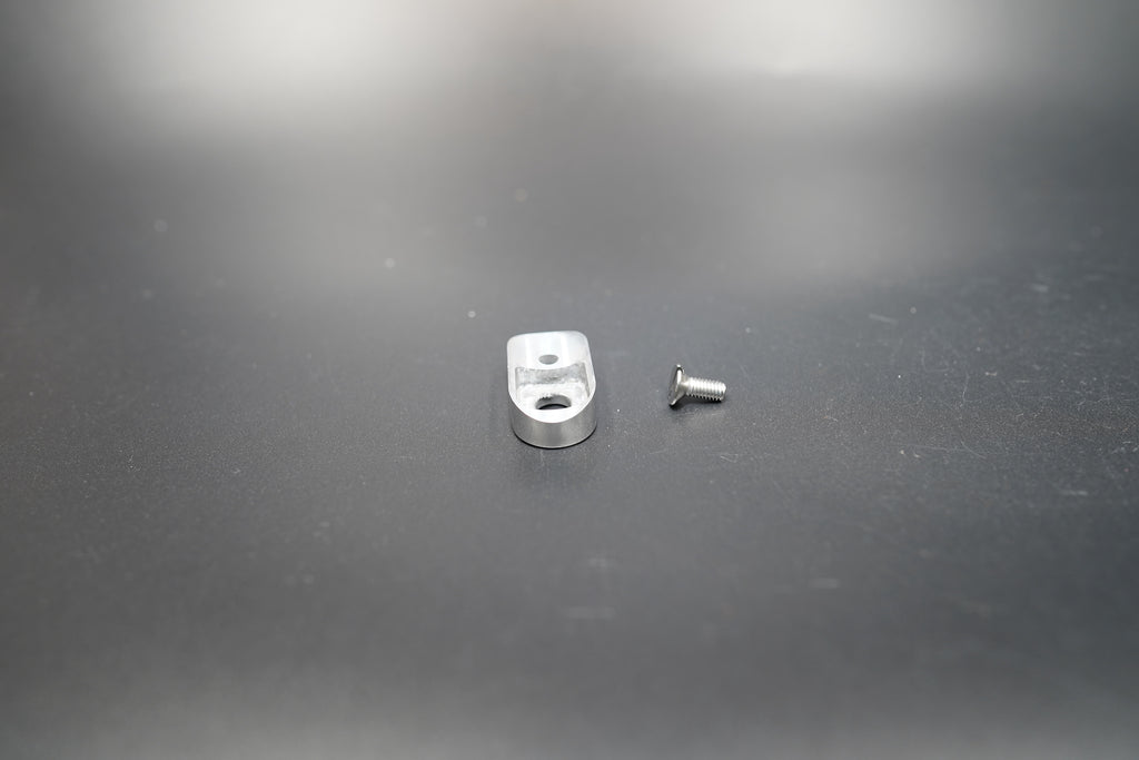 Complete kit view showing both finishes and screws