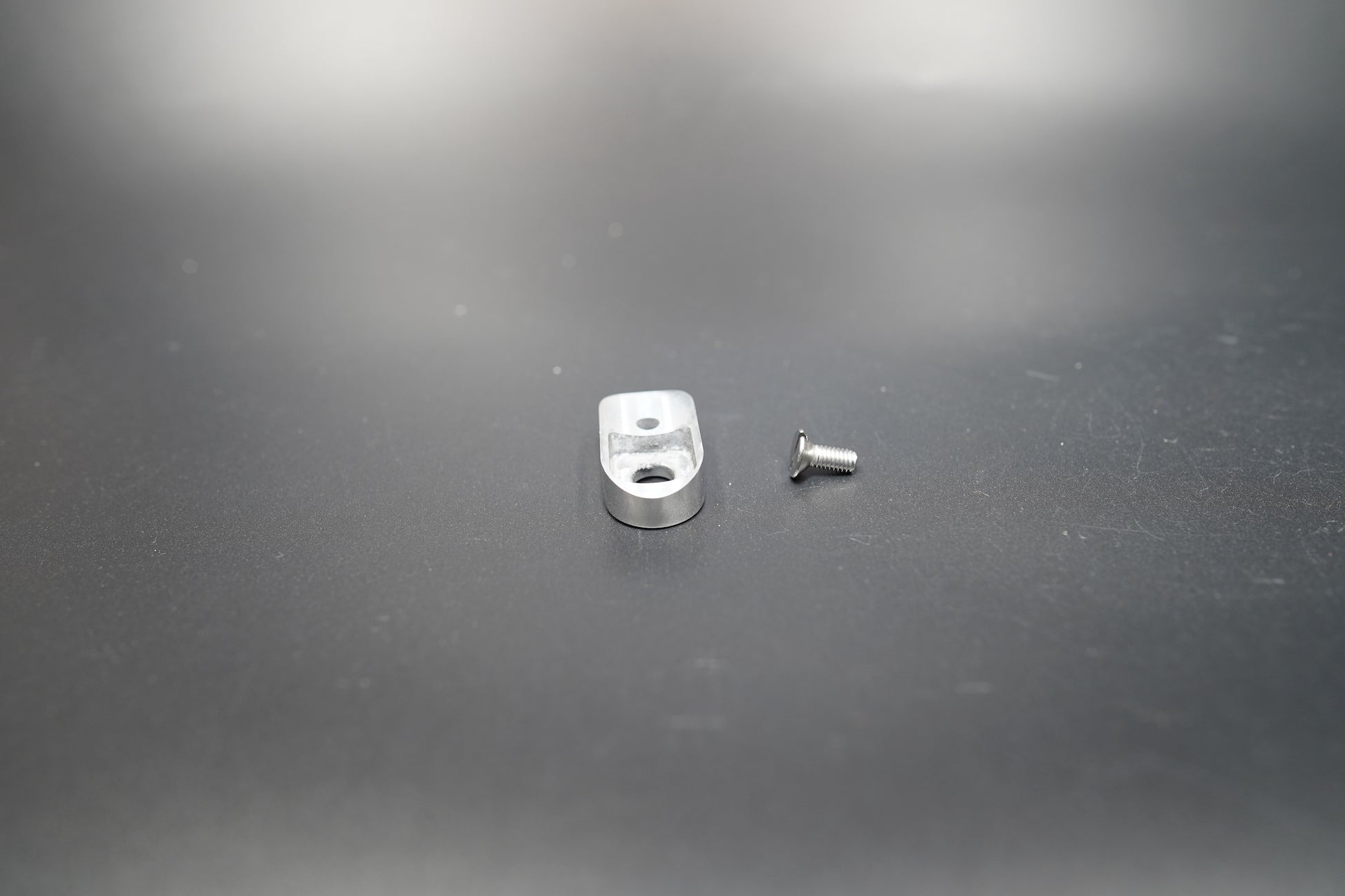 Complete kit view showing both finishes and screws