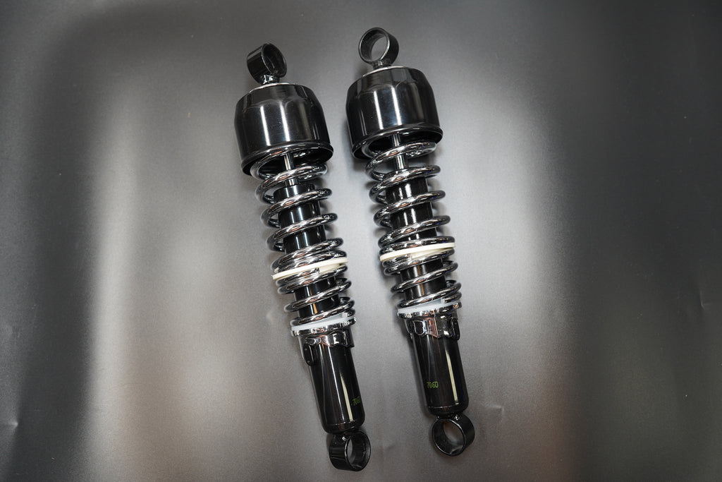 Detailed view of spring tension and mounting structure for 310mm or 335mm options.