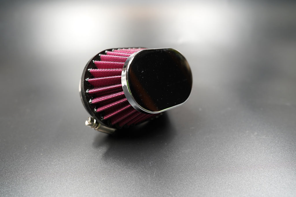 Angled front view showing rubber neck and clamp fitment