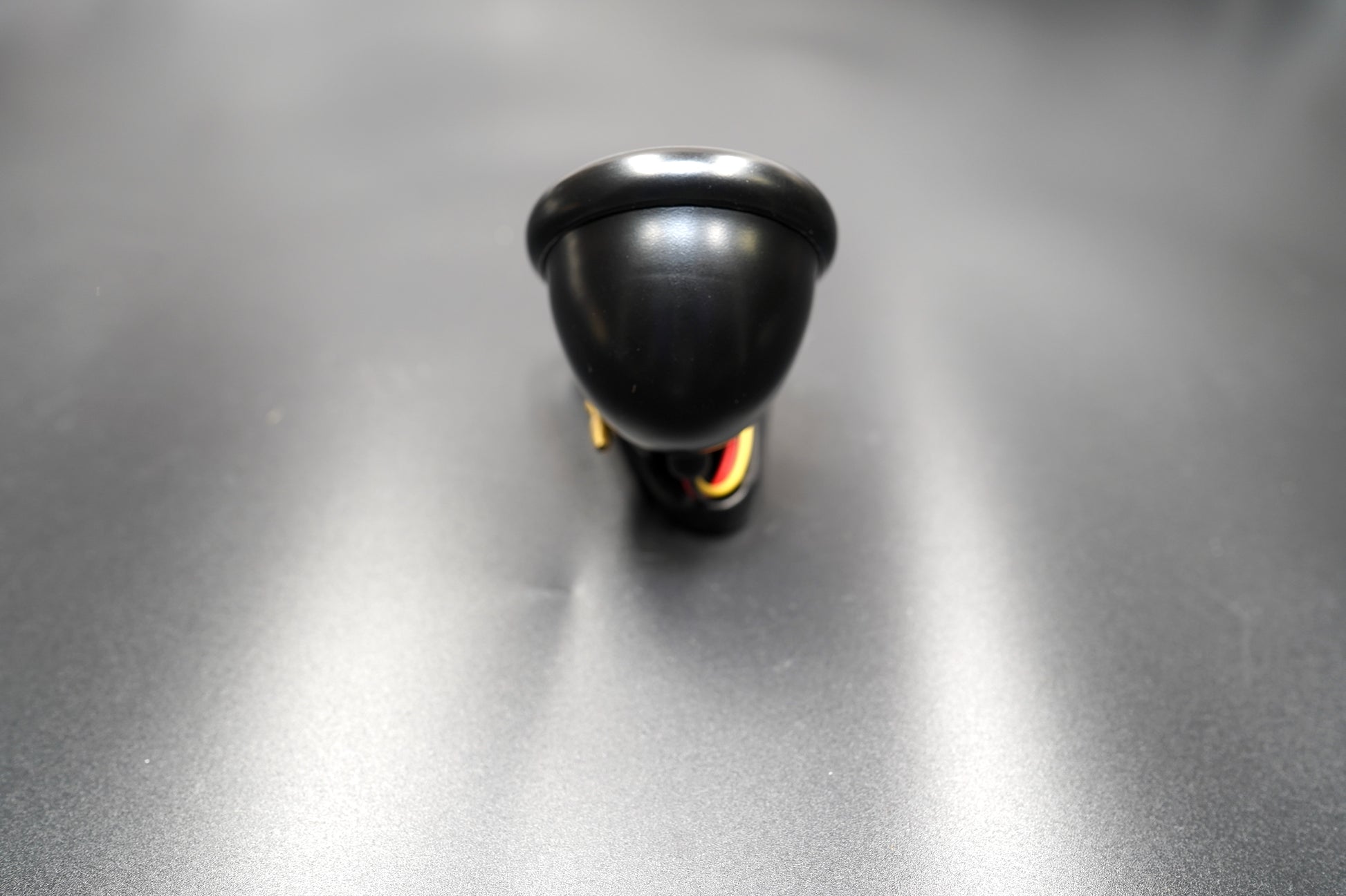 Chrome finish version of round LED tail light — refined metallic shine for café and classic builds.