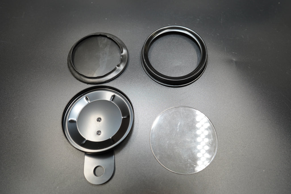 Complete set showing mounting rings and plate components 
